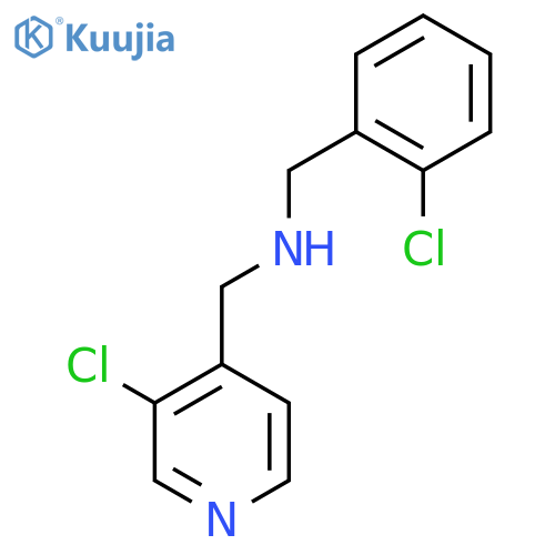 [(2-Chlorophenyl)methyl][(3-chloropyridin-4-yl)methyl]amine structure