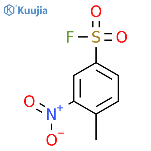 4-methyl-3-nitrobenzene-1-sulfonyl fluoride structure