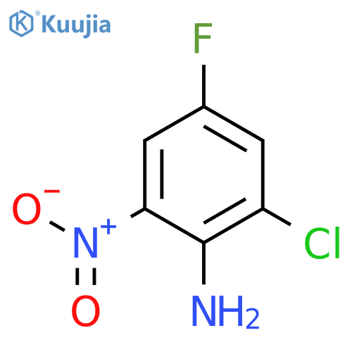 2-chloro-4-fluoro-6-nitroaniline structure