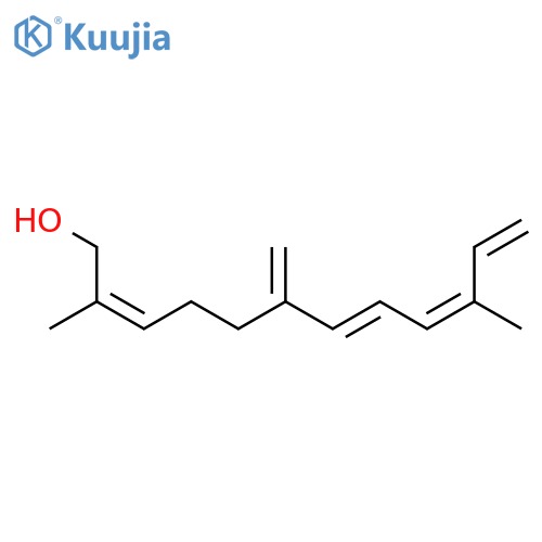 2,7,9,11-Dodecatetraen-1-ol, 2,10-dimethyl-6-methylene-, (2Z,7E,9Z)- structure
