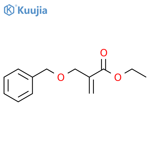 2-Propenoic acid, 2-[(phenylmethoxy)methyl]-, ethyl ester structure