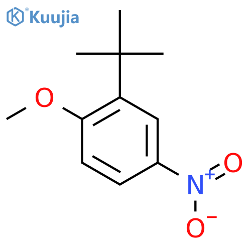 2-Tert-butyl-1-methoxy-4-nitrobenzene structure