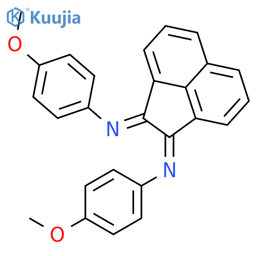 Benzenamine, N,N'-1,2-acenaphthylenediylidenebis[4-methoxy- structure