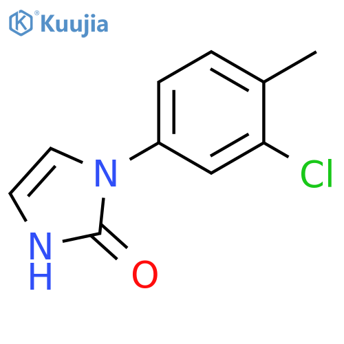 1-(3-chloro-4-methylphenyl)-2,3-dihydro-1H-imidazol-2-one structure
