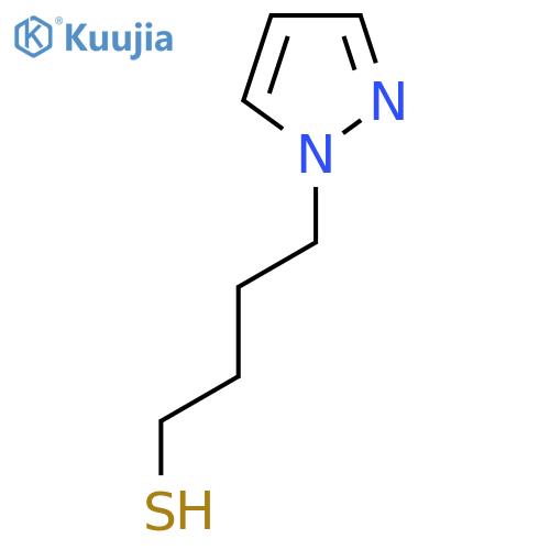 4-(1H-pyrazol-1-yl)butane-1-thiol structure