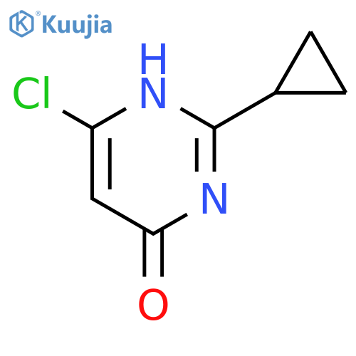 6-Chloro-2-cyclopropyl-3H-pyrimidin-4-one structure