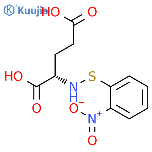 L-Glutamic acid, N-[(2-nitrophenyl)thio]- structure