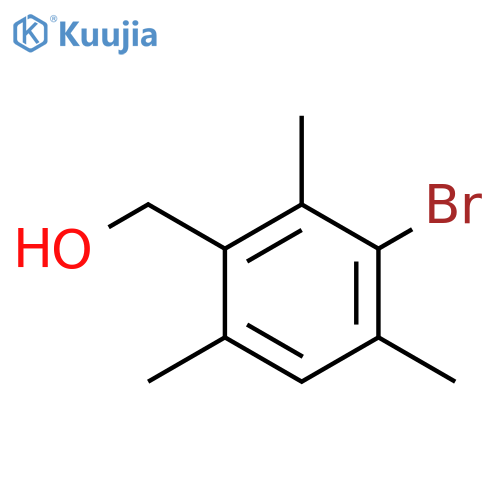 Benzenemethanol, 3-bromo-2,4,6-trimethyl- structure