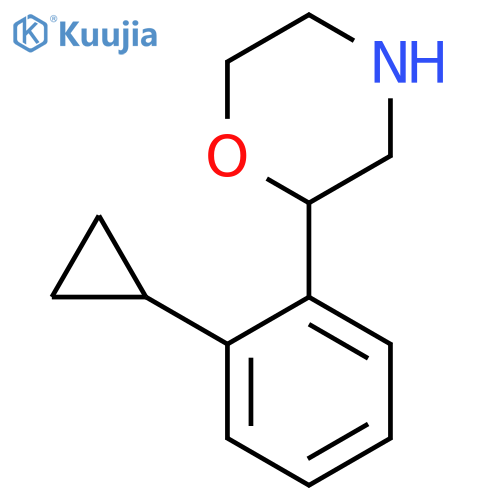 2-(2-cyclopropylphenyl)morpholine structure