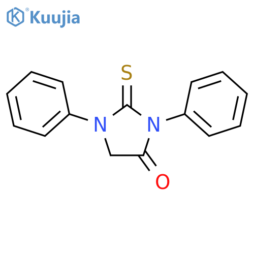 1,3-diphenyl-2-sulfanylideneimidazolidin-4-one structure