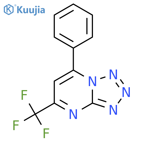 7-PHENYL-5-(TRIFLUOROMETHYL)[1,2,3,4]TETRAAZOLO[1,5-A]PYRIMIDINE structure