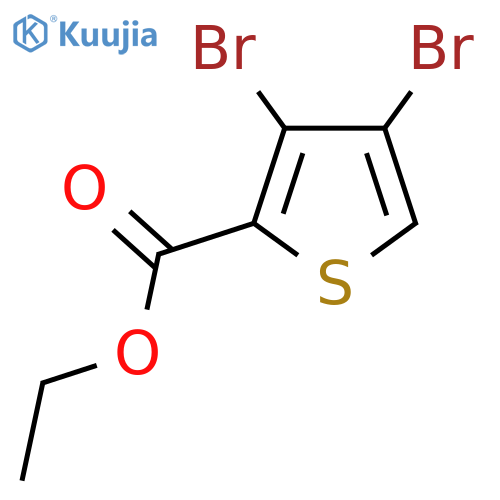 Ethyl 3,4-dibromothiophene-2-carboxylate structure