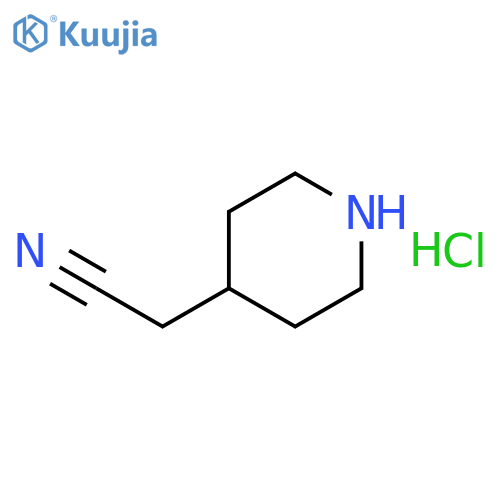 2-(piperidin-4-yl)acetonitrile hydrochloride structure