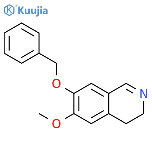 7-Benzyloxy-6-methoxy-3,4-dihydroisoquinoline structure
