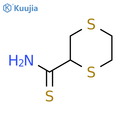1,4-dithiane-2-carbothioamide structure