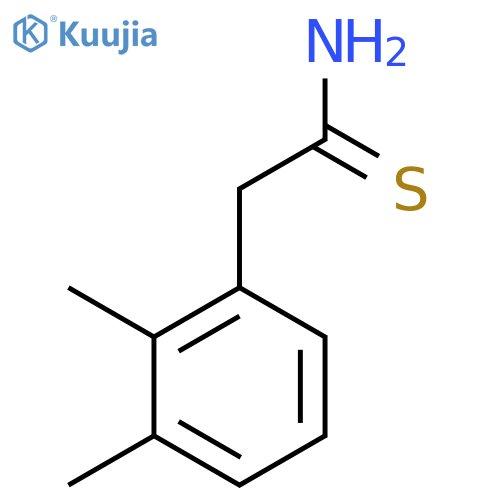 2-(2,3-dimethylphenyl)ethanethioamide structure