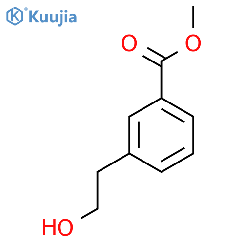 methyl 3-(2-hydroxyethyl)benzoate structure
