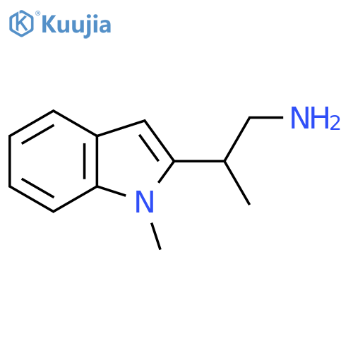 2-(1-methyl-1H-indol-2-yl)propan-1-amine structure