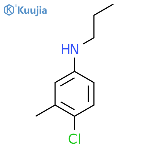 4-Chloro-3-methyl-n-propylaniline structure