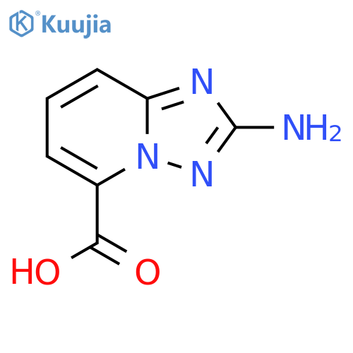2-amino-1,2,4triazolo1,5-apyridine-5-carboxylic acid structure