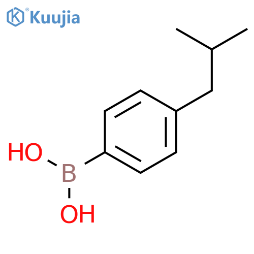 4-Isobutylphenylboronic acid structure