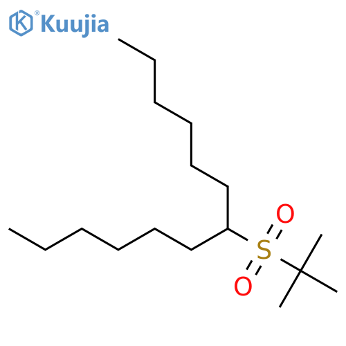 Tridecane, 7-[(1,1-dimethylethyl)sulfonyl]- structure