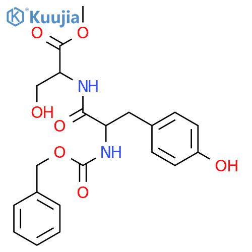 L-Serine,N-[N-[(phenylmethoxy)carbonyl]-L-tyrosyl]-, methyl ester (9CI) structure