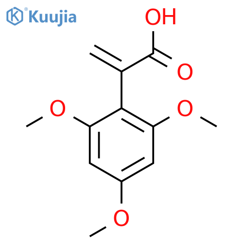 2-(2,4,6-trimethoxyphenyl)prop-2-enoic acid structure