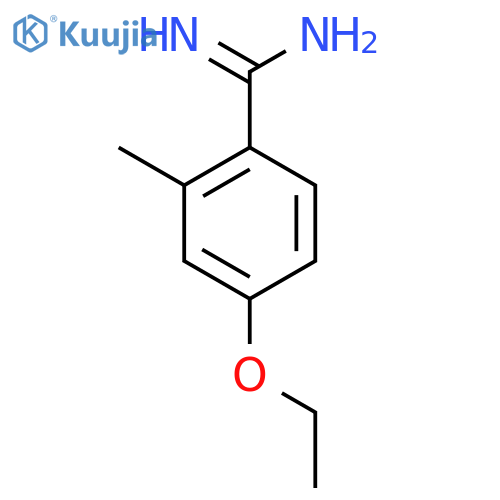 4-Ethoxy-2-methylbenzene-1-carboximidamide structure