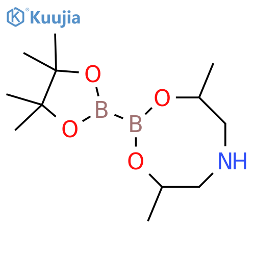 4,8-Dimethyl-2-(tetramethyl-1,3,2-dioxaborolan-2-yl)-1,3,6,2-dioxazaborocane structure