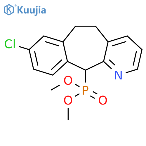 Phosphonic acid, (8-chloro-6,11-dihydro-5H-benzo[5,6]cyclohepta[1,2-b]pyridin-11-yl)-, dimethyl ester (9CI) structure
