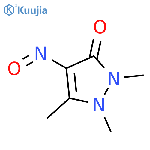3H-Pyrazol-3-one,1,2-dihydro-1,2,5-trimethyl-4-nitroso- structure
