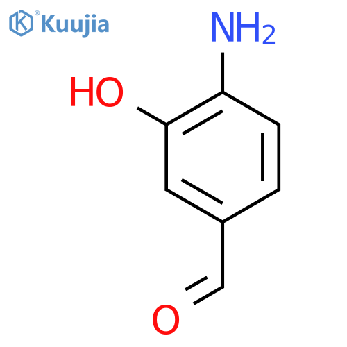 4-amino-3-hydroxybenzaldehyde structure