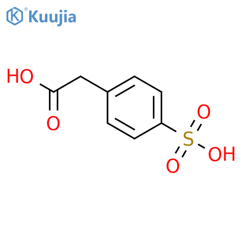 2-(4-sulfophenyl)acetic acid structure