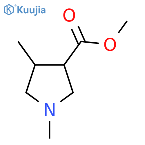 Methyl 1,4-dimethylpyrrolidine-3-carboxylate structure