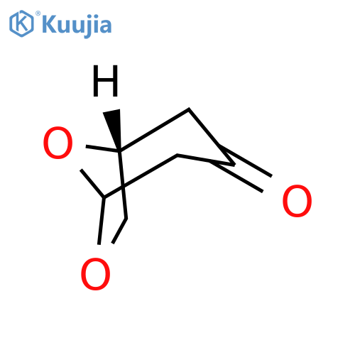 6,8-Dioxabicyclo[3.2.1]octan-3-one, (1R)- structure