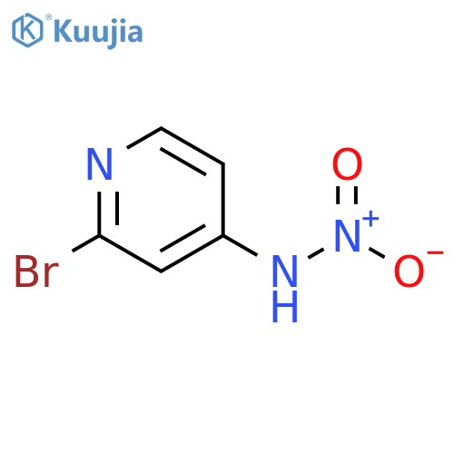 4-Pyridinamine, 2-bromo-N-nitro- structure
