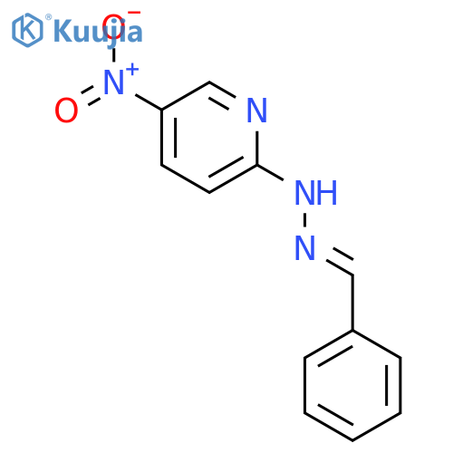 Benzaldehyde,2-(5-nitro-2-pyridinyl)hydrazone structure