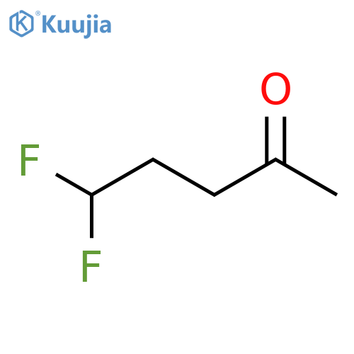5,5-difluoropentan-2-one structure