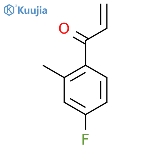 1-(4-fluoro-2-methylphenyl)prop-2-en-1-one structure