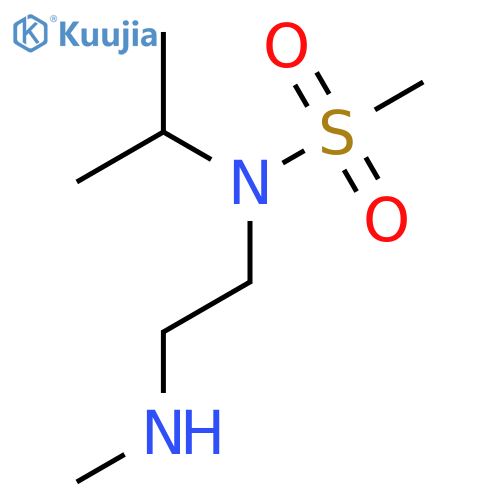 N-[2-(methylamino)ethyl]-N-(propan-2-yl)methanesulfonamide structure
