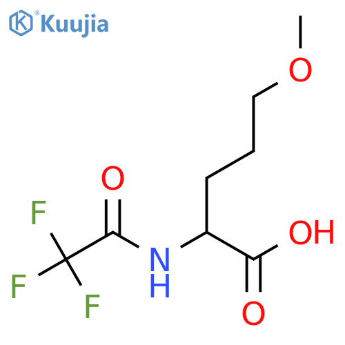 5-methoxy-2-(trifluoroacetamido)pentanoic acid structure