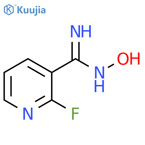 2-Fluoro-N-hydroxynicotinimidamide structure