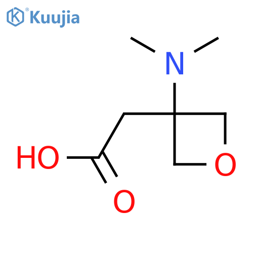 2-3-(dimethylamino)oxetan-3-ylacetic acid structure