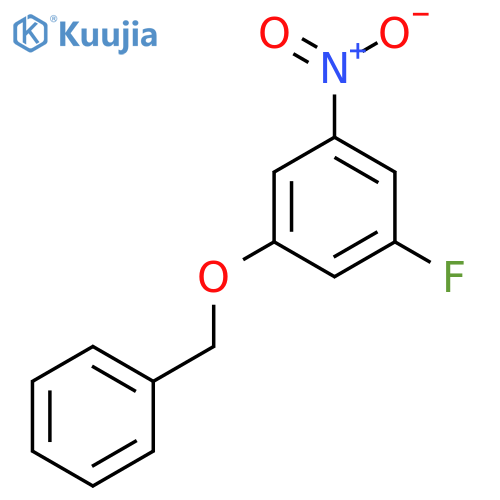 1-(Benzyloxy)-3-fluoro-5-nitrobenzene structure