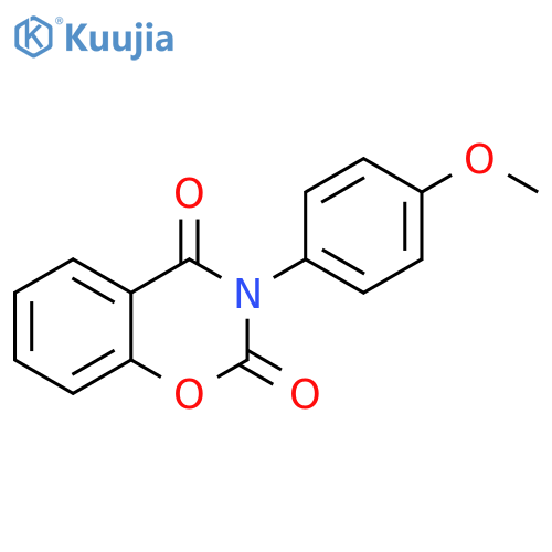 2H-1,3-Benzoxazine-2,4(3H)-dione, 3-(4-methoxyphenyl)- structure