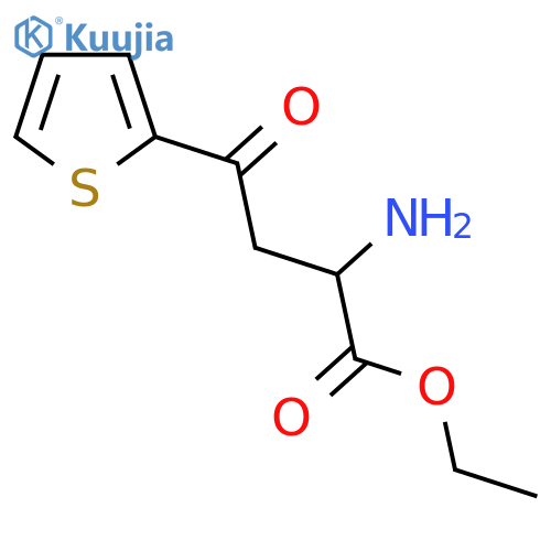 Ethyl 2-amino-4-oxo-4-(thiophen-2-yl)butanoate structure
