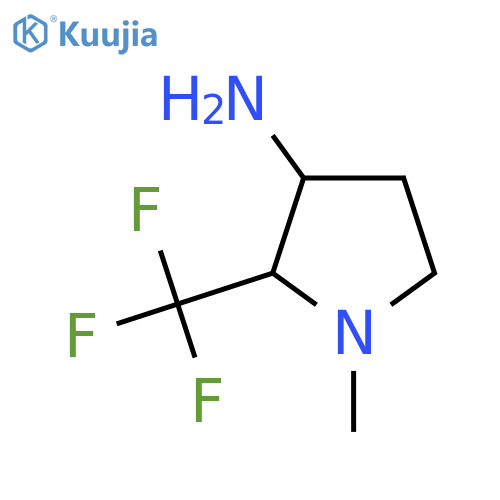 1-methyl-2-(trifluoromethyl)pyrrolidin-3-amine structure