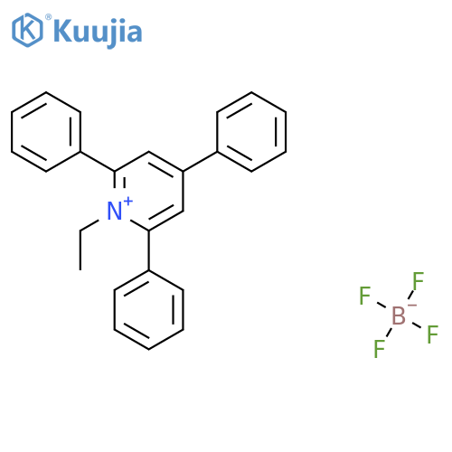 1-Ethyl-2,4,6-triphenylpyridin-1-ium tetrafluoroborate structure