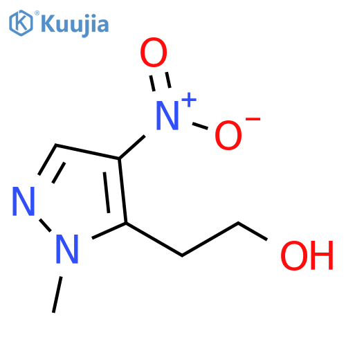2-(1-methyl-4-nitro-1H-pyrazol-5-yl)ethan-1-ol structure